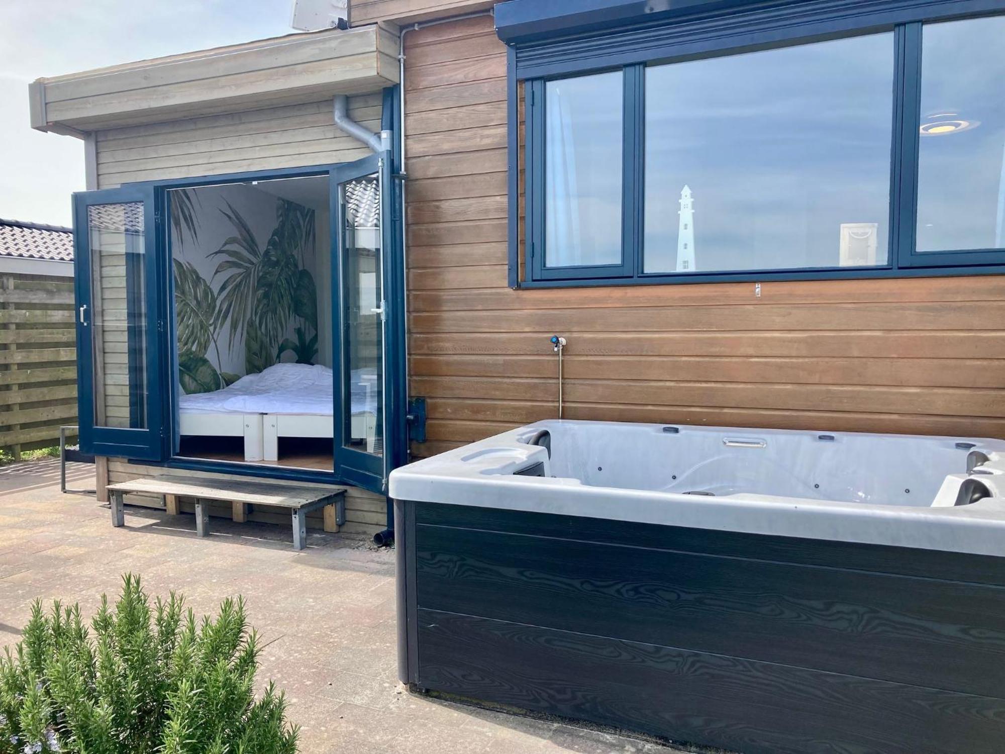 Lakeview 6 Pers Holiday Home Aurora With Fenced Garden, Whirlpool And Sauna Anjum 外观 照片